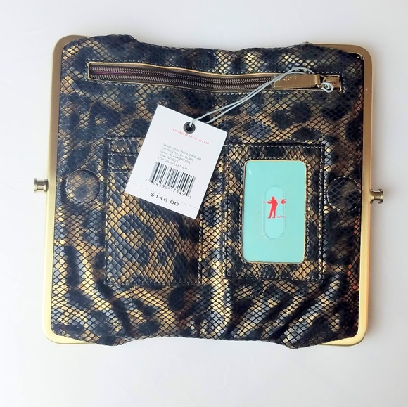 HOBO Handbags - Hobo Lauren Wallet Clutch Double Frame Leopard